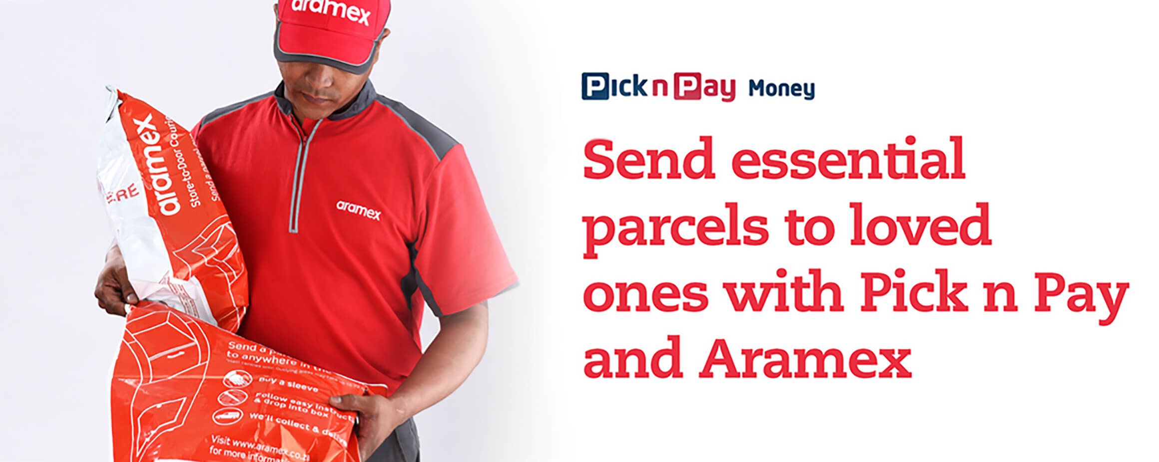 Send essential parcels to loved ones with Pick n Pay and Aramex