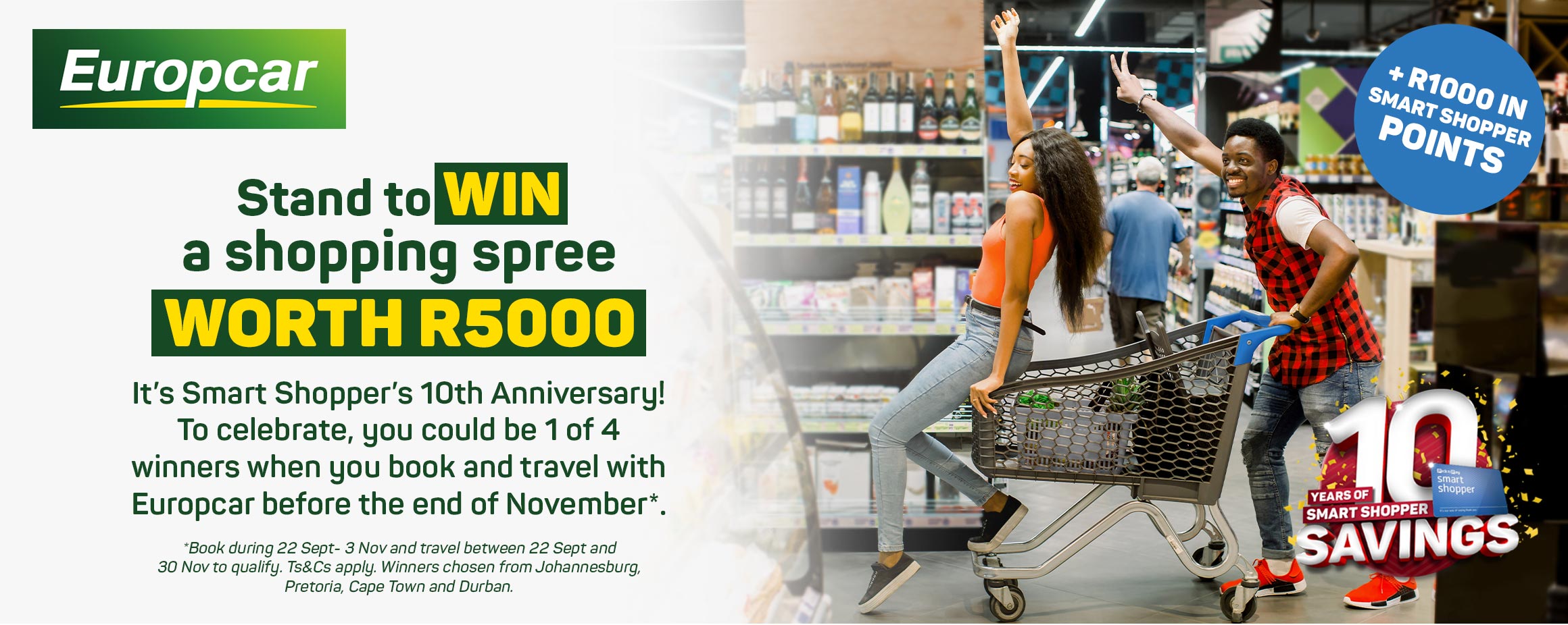 Stand to win a shopping spree worth R50000