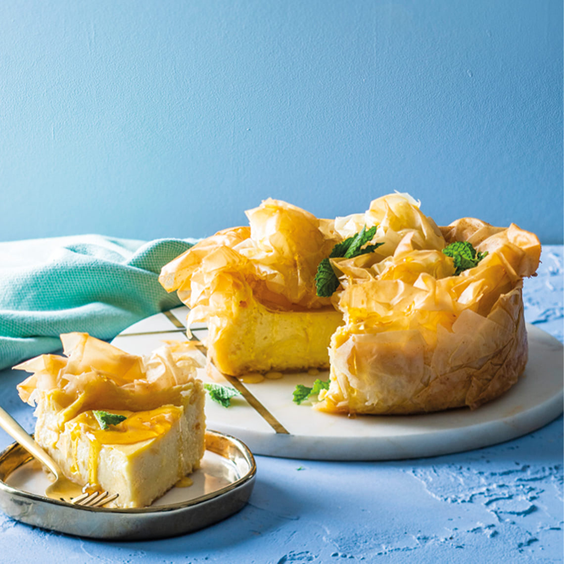 Greek-style milk tart