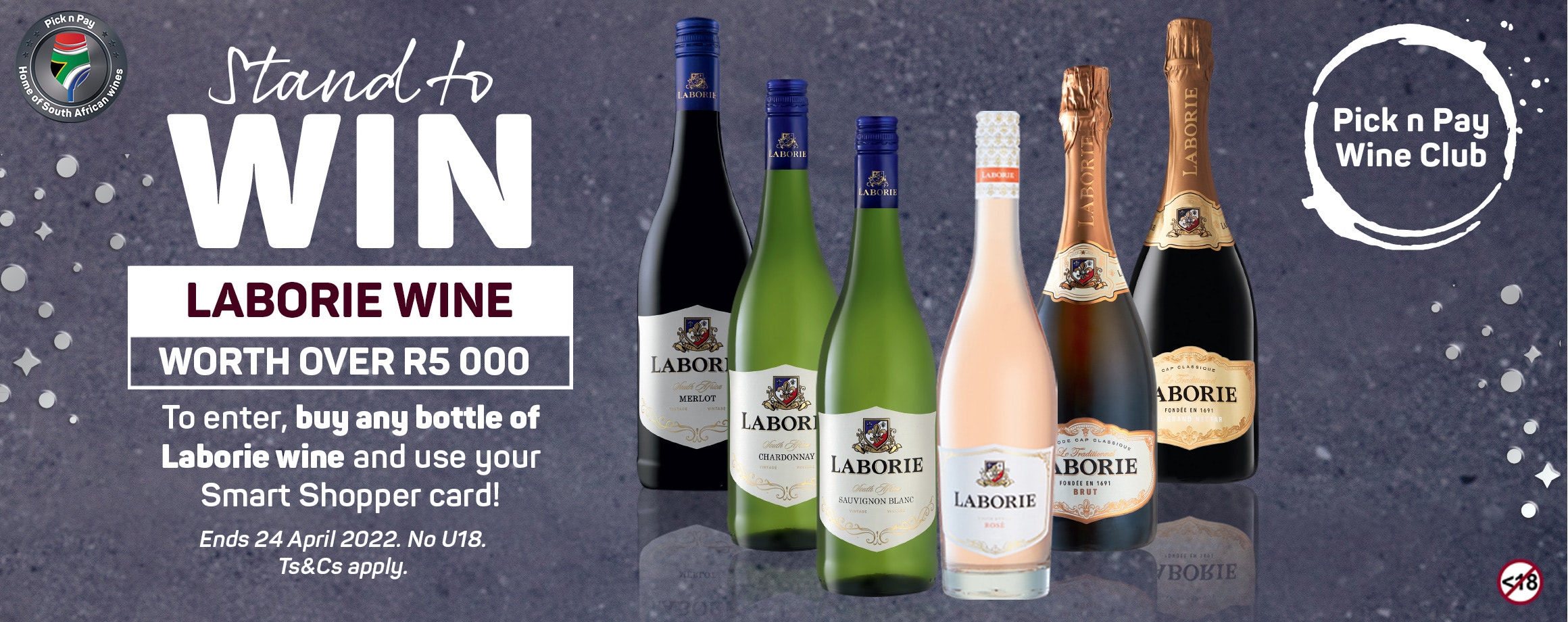 WIN Laborie wine worth over R5000 Pick n Pay Wine Club Pick n Pay