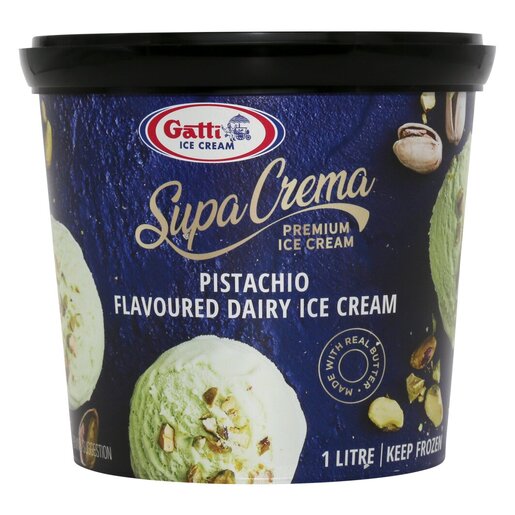 Supa Crema Pistachio Dairy Ice Cream 6 x 1L | PnP