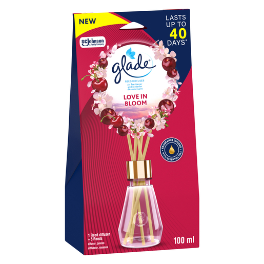 Glade Love In Bloom Air Freshener Reed Diffuser 100ml PnP