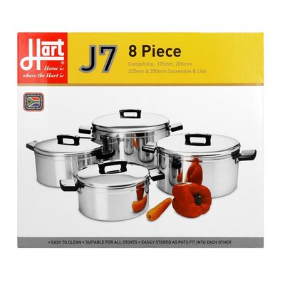 Hart J7 Pot Set 8 Piece
