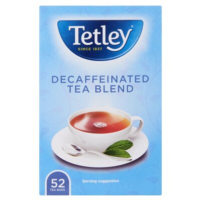 Tetley Decaffeinated Tea Blend 52 Pack | PnP