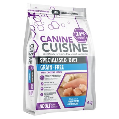 Canine grain free clearance diet