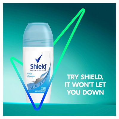 Shield Shower Fresh Anti-Perspirant Roll-On 50ml | PnP