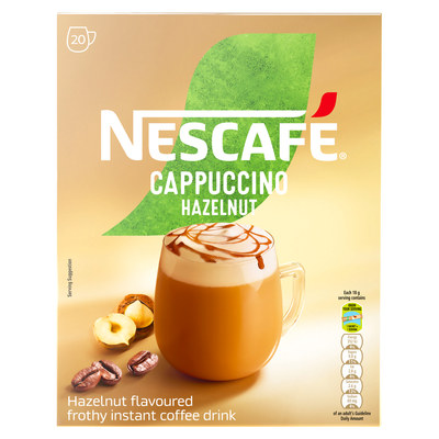 Nescafe Gold Hazelnut Cappuccino Sachets 20 x 18g | PnP