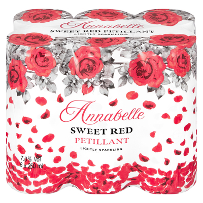 Annabelle Sweet Red Petillant 6 x 250ml