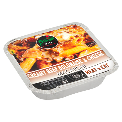 Pronto Pasta Creamy Beef Bolognaise & Cheese Macaroni 400g | PnP