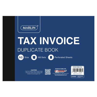 3 Pack Of 40 Page A5 Carbon Duplicate Books | Receipt/Invoice Pads