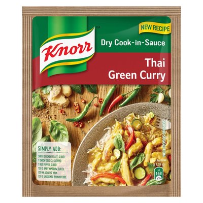 Dry store green curry