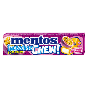 Mentos Incredible Chew! Passion Fruit Flavoured Chewy Candy 47g | PnP