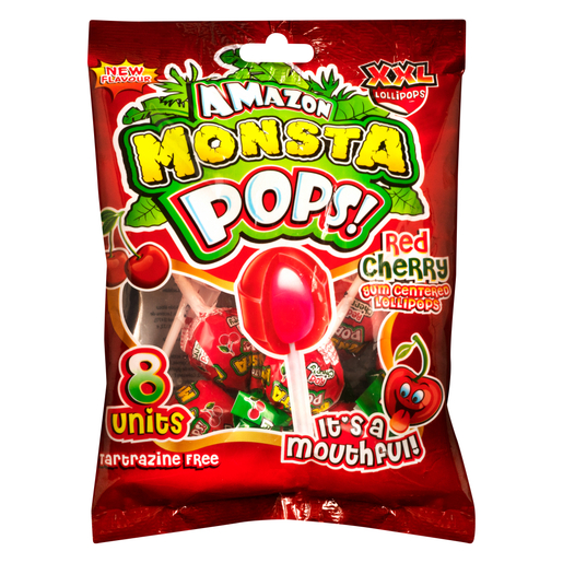 Amazon Red Cherry Monsta Pops 8 Pack | PnP