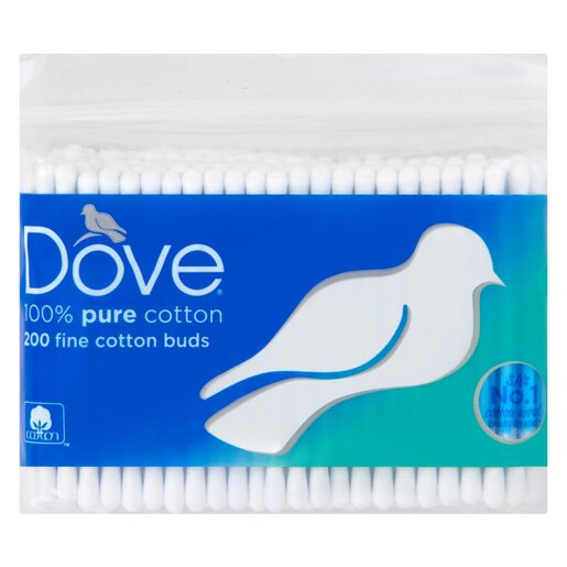 Dove Cotton Earbuds 200 Pack PnP