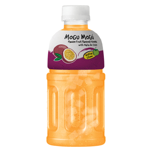 Sappe Mogu Mogu Passion Fruit Fruit Juice With Nata De Coco 320ml