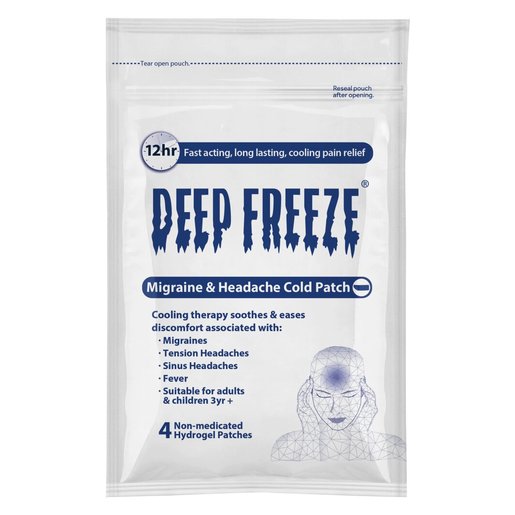 Deep Freeze Pain Relief Cold Patches, Pack of 4