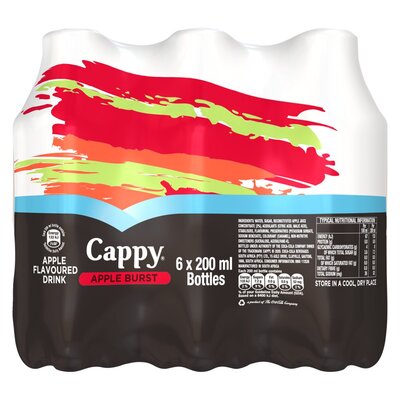 Cappy Apple Burst Flavoured Drink 6 x 200ml
