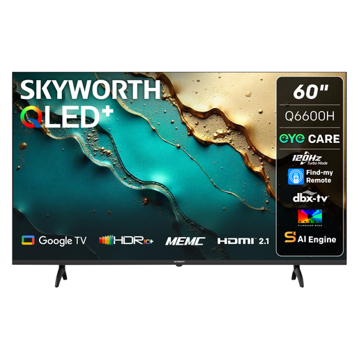 Skyworth 60 Inch QLED 4K LED Google TV | Smart Price Specials