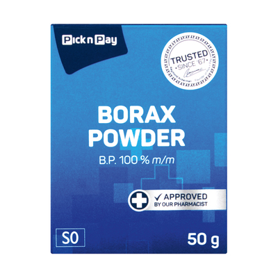 Pnp Borax Powder 50g Each Unit Of Measure Pick N Pay Online Shopping
