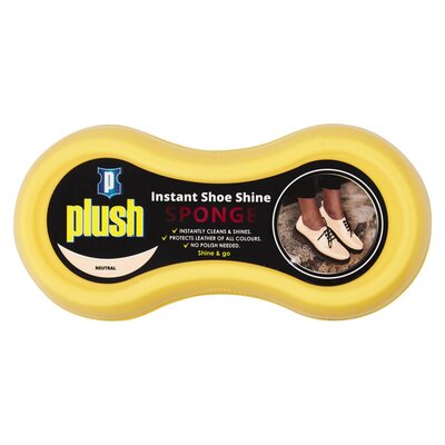 Plush Instant Shine Shoe Polish White 75ml