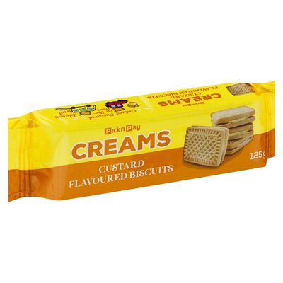 PnP Custard Flavoured Biscuit Creams 125g | PnP
