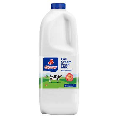 Clover Full Cream Milk Fresh 2L