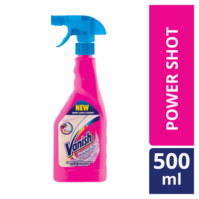 Amazon Com Vanish Oxi Action Powerspraycarpet And Upholstery Stain Remover 500 Ml Pack Of Two Home Kitchen