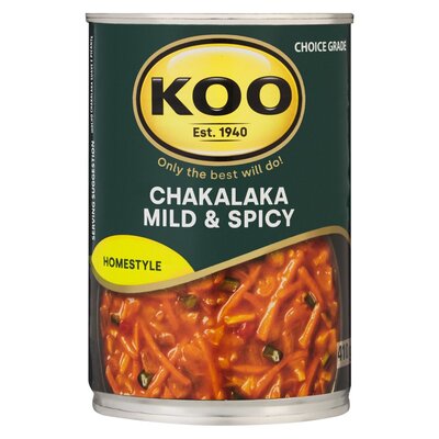 Koo Easy Open Mild & Spicy Chakalaka 410g