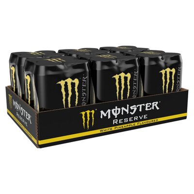Monster Reserve White Pineapple Flavoured Energy Drinks 24 x 500ml | PnP