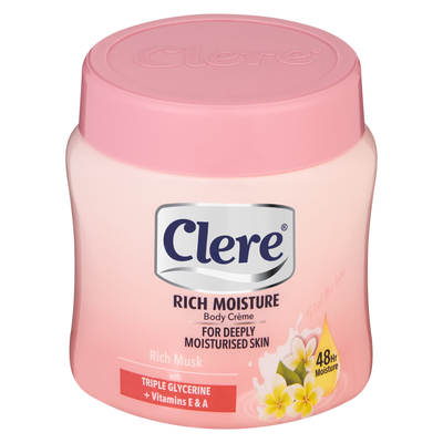 Clere Body Creme Rich Musk 300ml | Smart Price Specials | PnP Home