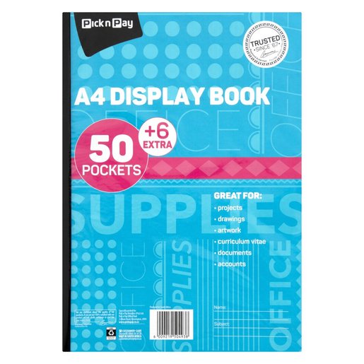 PnP Display Book A4 50 + 6 Pocket PnP