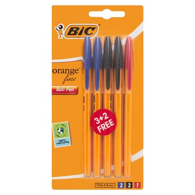 BIC Orange Fine 3 + 2 Assorted | Smart Price Specials | PnP Home