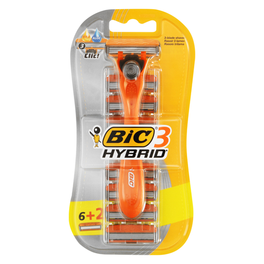 Bic Disposable Razors 6 + 2 Free 8ea | PnP