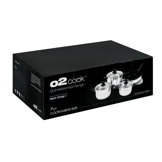 O2 Cook 7pcs S/s Cookware Set | PnP