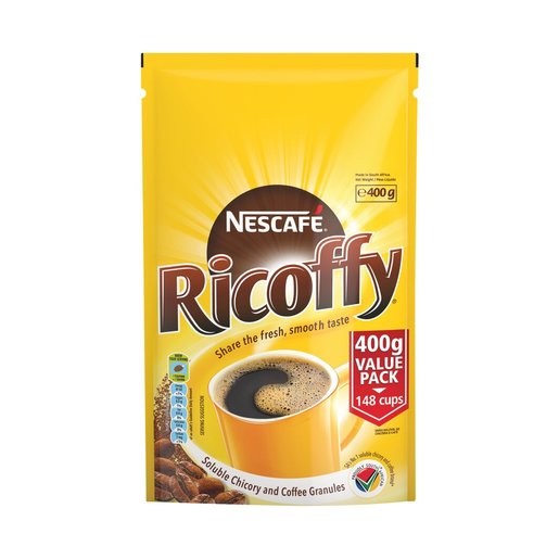 Nescafe Ricoffy Instant Coffee Pouch 400g PnP