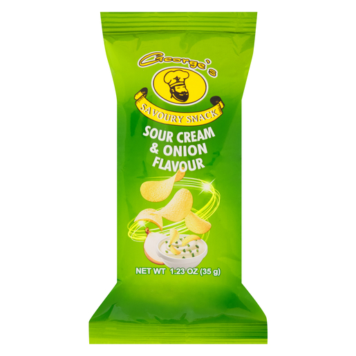 George's Sour Cream & Onion Flavour Savoury Snack 35g | PnP