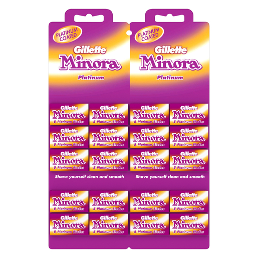 Minora Dble Edge Plat Blades 5 Pack | PnP