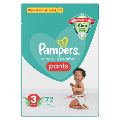 Pampers Pants Size 3 Jumbo Pack 66 Nappies