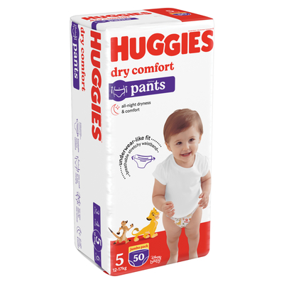 Huggies® Dry Comfort Pants - best Huggies® value nappy