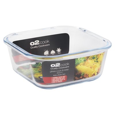 O2 Cook Square Baker Glass 800ml | Smart Price Specials | PnP Home