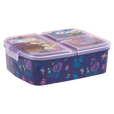 STOR Sandwichbox 'La Granja' – BPA-frei, Wiederverwendbar, Blau, Kinderfreundlich