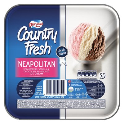 Dairymaid Country Fresh Neapolitan Ice Cream 5l | Smart Price Specials ...