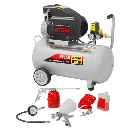 Ryobi 50l compressor price new arrivals