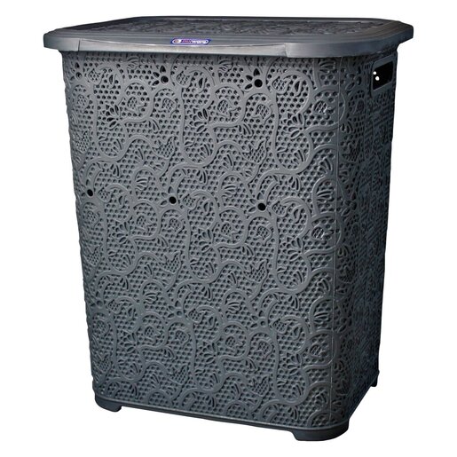 Nu-Ware Charcoal Lace Laundry Basket | PnP