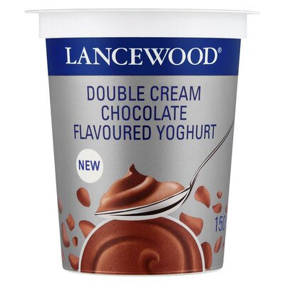 Lancewood Double Cream Chocolate Flavoured Yoghurt 150g
