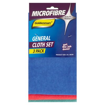 Goldenmarc Microfibre Cloth 3 Pack | PnP