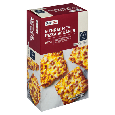 PnP Three Meat Pizza Squares 397g | PnP