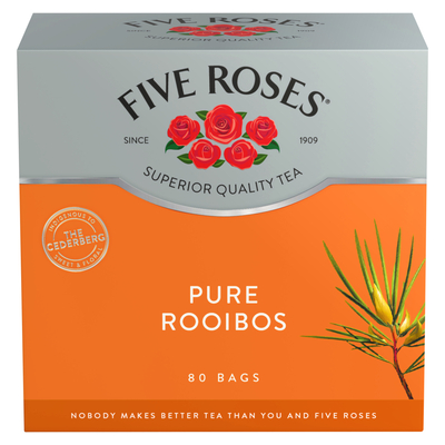 Five Roses Rooibos Select Teabags 80 Pack | PnP