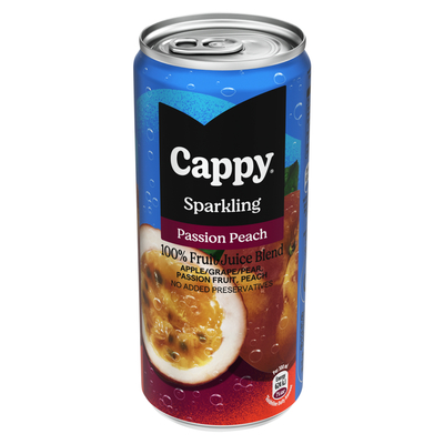 Cappy Sparkling Passion Peach 100% Fruit Juice Blend 300ml | PnP