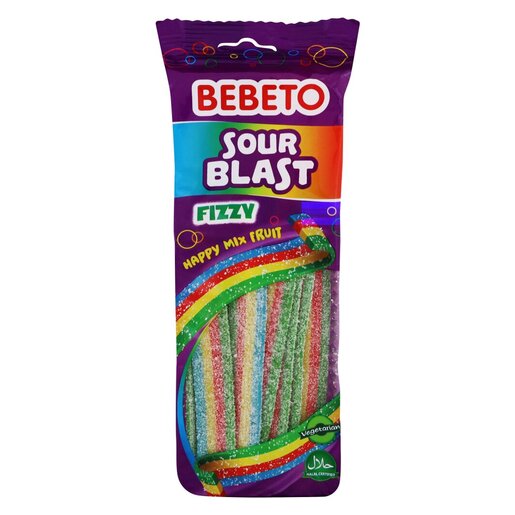 Bebeto Sour Blast Rainbow Belts 180g | PnP